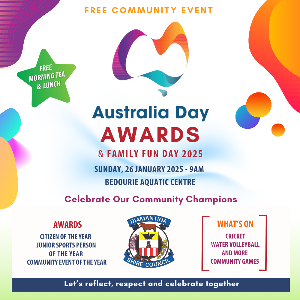 Australia day awards poster 2025