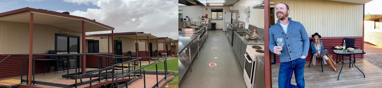 Birdsville tourist park - cabins and camp kitchen