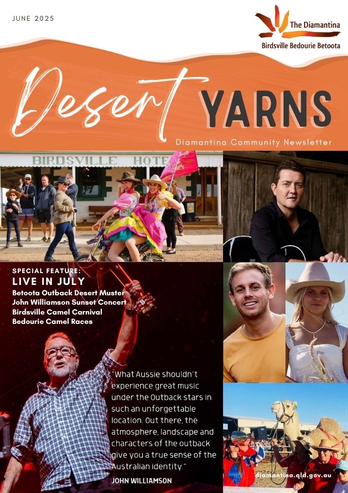 Desert yarns title page June 2025