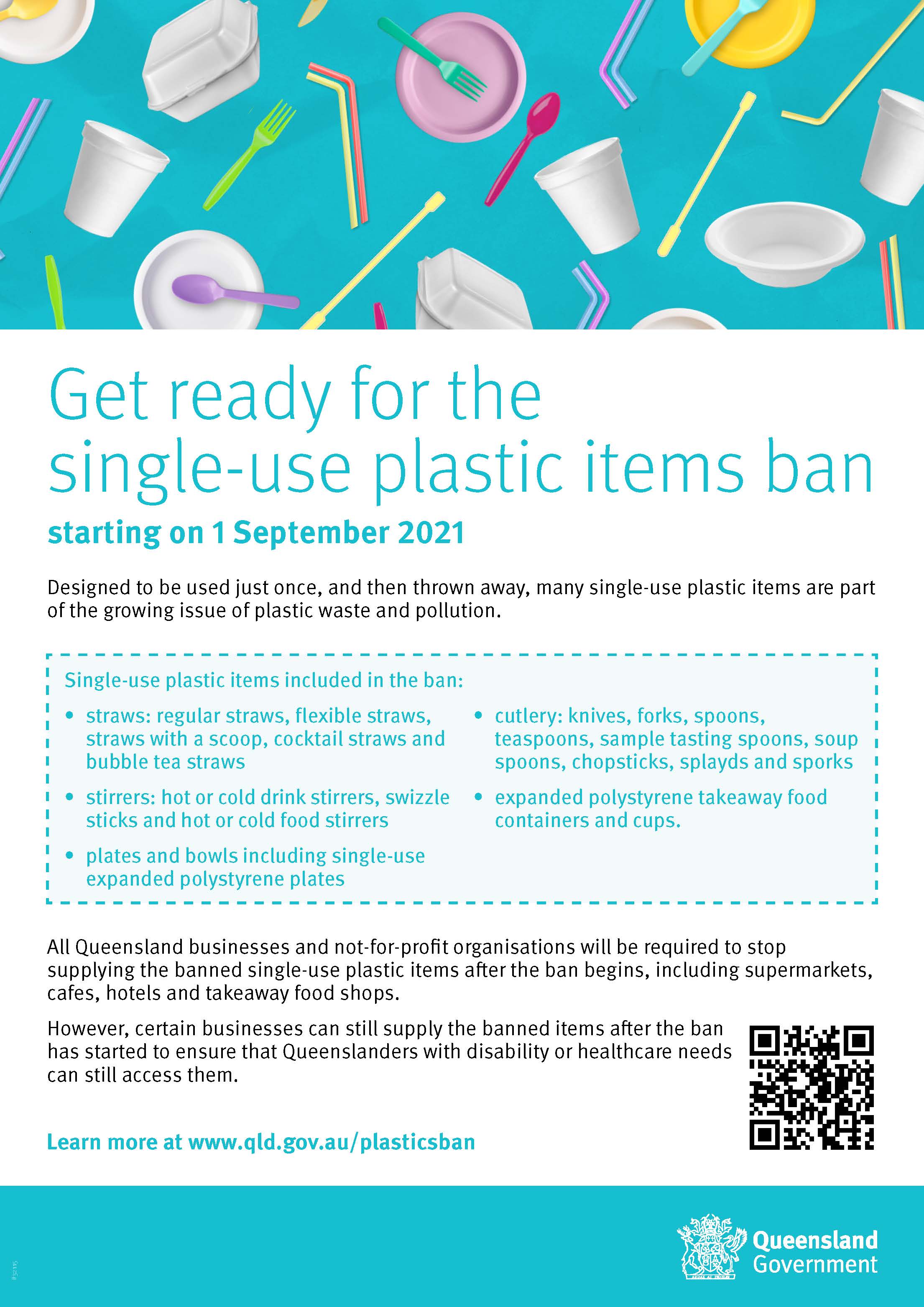 Plastic ban - 1 September