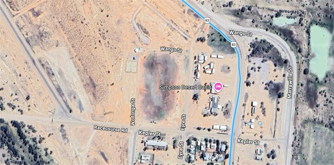 Bedourie Google Map screenshot