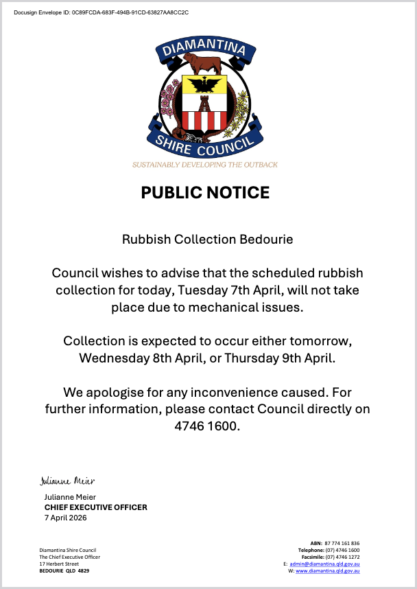 Public-Notice-Bedourie-Garbage-Collection-7-4-26.png