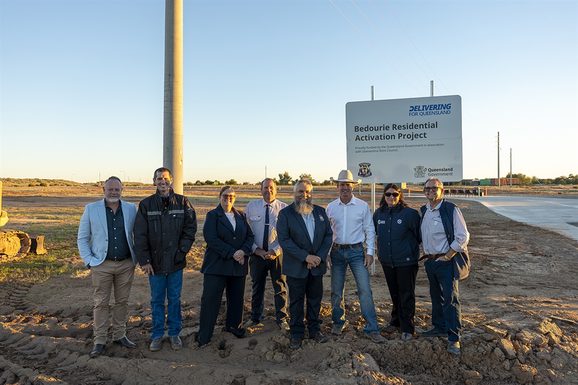 Bedourie Subdivision opening-Sean Dillon with Mayor, Councillors & ELT.jpg